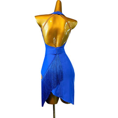 Customisable-Women's V-neck DanceWear Dance Dress Performance Wear