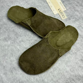 A pair of half-boots with a baggy top