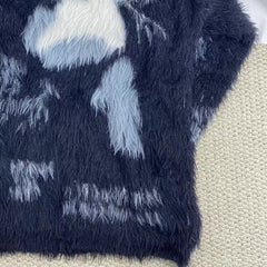 Jacquard Design Loose Sweater