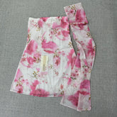 Printed scarf mini dress with dress
