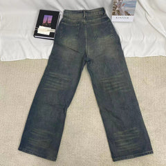 Old Washed Denim Jeans
