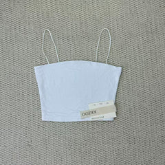 Backless tank top with suspenders