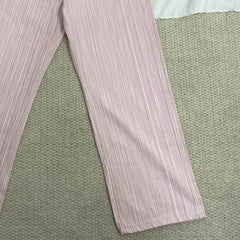 Textured Pink Denim Jeans