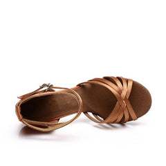 Women's Satin Ballroom Dance Shoes Latin Dance Shoes