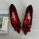 Pointed-Toe Stiletto Bridal Heels