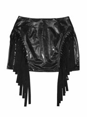 Foemmi Fringe Skirt For The Party And Club - Side Fringed Style