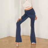 Girls Latin Dance Practice Pants High Waist Dance Pants