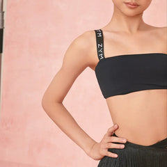 Girls Black Sleeveless Dance Practice Tops Dancewear