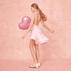 Girls Sleeveless Performance Dance Dresses Dancewear