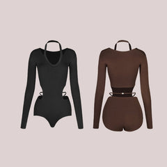 Girls Long Sleeve Latin Dance Bodysuit Dance Wear