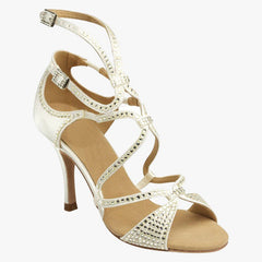 Women's Satin Customized Heel Latin Shoes Salsa Shoes Ballroom Dance Shoes