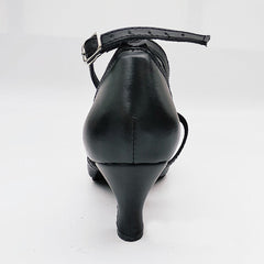 Women's Leatherette Customized Heel Retro Ballroom Dance Shoes Character Shoes