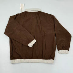 Flannel loose baseball jacket