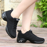 Women's Mesh JazShoes Lace-up Dance Sneakers