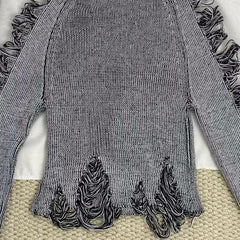 Vintage-Style Ripped Top