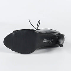 Women's Rubber Sole Customized Heel Dance Heels DanceBoots Salsa JazDance Shoes