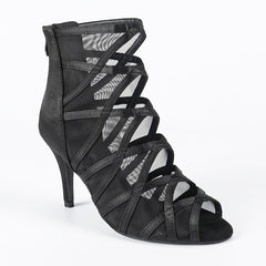 Women's Lace Customized Heel Rubber Sole Heels Dance Boots JazSalsa Dancing Shoes