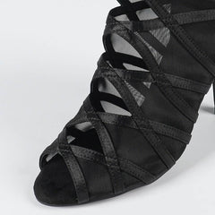 Women's Rubber Sole Customized Heel Heels Dance Boots JazSalsa Dancing Shoes