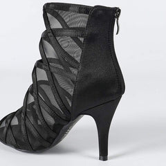 Women's Rubber Sole Customized Heel Heels Dance Boots JazSalsa Dancing Shoes