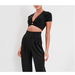 Women's Lace-Up Top DanceWear Dance Tops