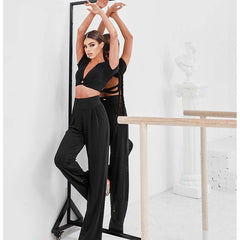 Women's Lace-Up Top DanceWear Dance Tops