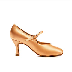 Women's Satin Customized Heel Modern Dance Shoes Ballroom Dance Shoes