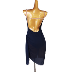 Customisable-Women's Rumba Spaghetti Straps Latin Dance Practice Dresses Performance Dresses