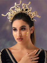 Golden Snake Hair Accessory