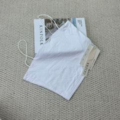 Backless tank top with suspenders