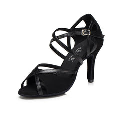 Women's Sude Customized Heel Latin Shoes/Ballroom Dance Shoes