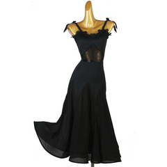 Customisable-Women's Sleeveless Modern Dance Performance Dress Ballroom Dance Dress