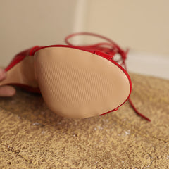 Women's 10cm Leatherette Heel Dance Boots JazSalsa Street Sole Dance Shoes