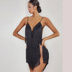 Women's Sleeveless Backless Dance Dress DanceWear Training Performance Dress