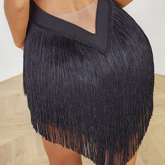 Women's Sleeveless Backless Dance Dress DanceWear Training Performance Dress