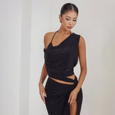 Women's Milk Silk Sleeveless Latin Tops Practice Tops Latin DanceWear