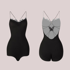 Women's Backless Dance Tops Bodysuit LeotarPractice DanceWear