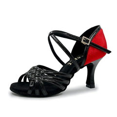 Women's Leatherette Customized Heel Strappy Latin Dance Shoes Ballroom Dance Shoes