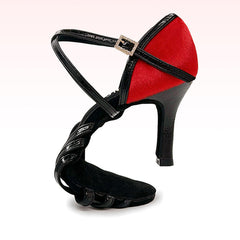 Women's Leatherette Customized Heel Strappy Latin Dance Shoes Ballroom Dance Shoes