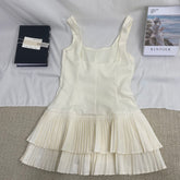 Versatile Wide-Pleated Dress