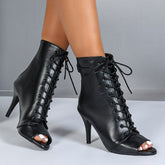 Women's Rubber Sole Customized Heel Dance Heels DanceBoots Salsa JazDance Shoes