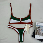 Color-matched separate swimming suit