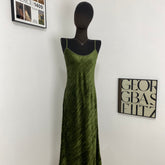 Slimming Waist Velvet Suspender Dress