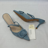 Low-cut, narrow heel, pointed-toe high heels