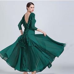 Women's Practice Dress Performance Dress Modern Dress Ballroom Dance Dress