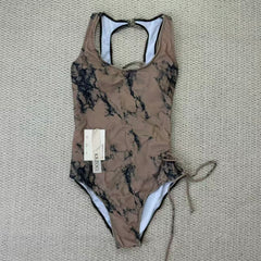 Backless bikini with open straps