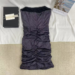 Pleated Shimmering Dress