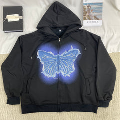 Retro Butterfly Sweatshirt