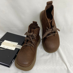 Genuine Leather Ethnic Style Martin Boots