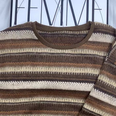 Retro Striped Sweatshirt