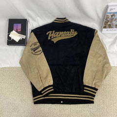 Suede Loose-Fitting Jacket